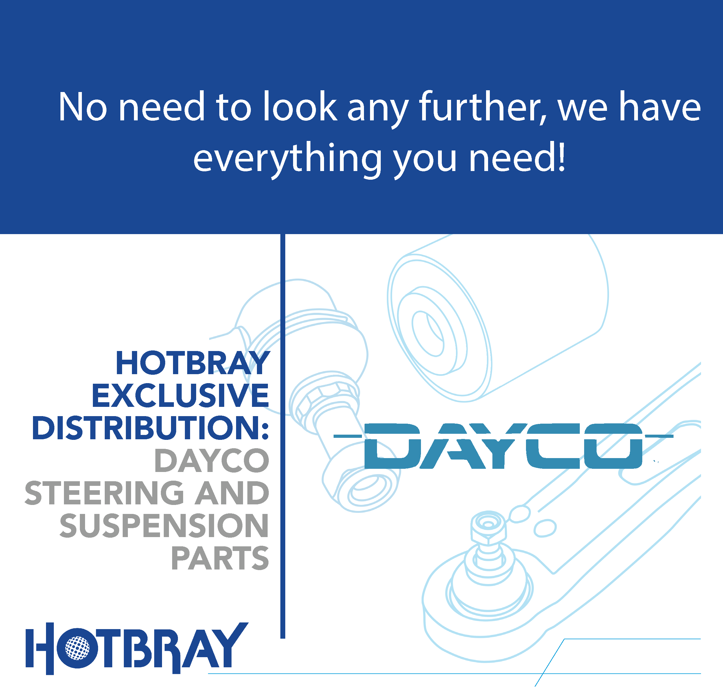 Hotbray holds the exclusive distribution of Dayco Steering and ...